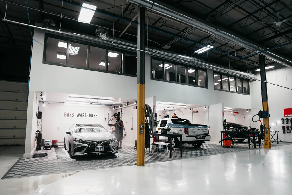 EVision Auto service bay interior